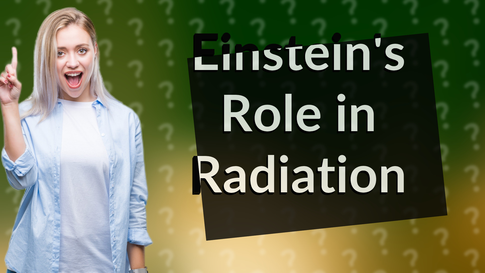 Einstein's Role in Radiation