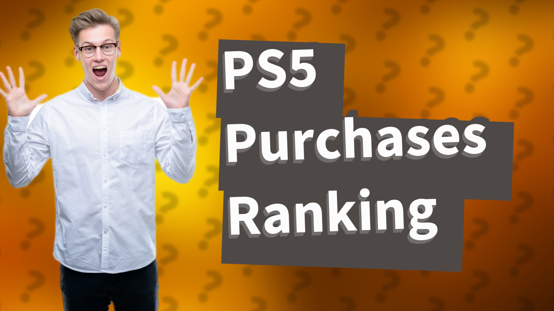 PS5 Purchases Ranking