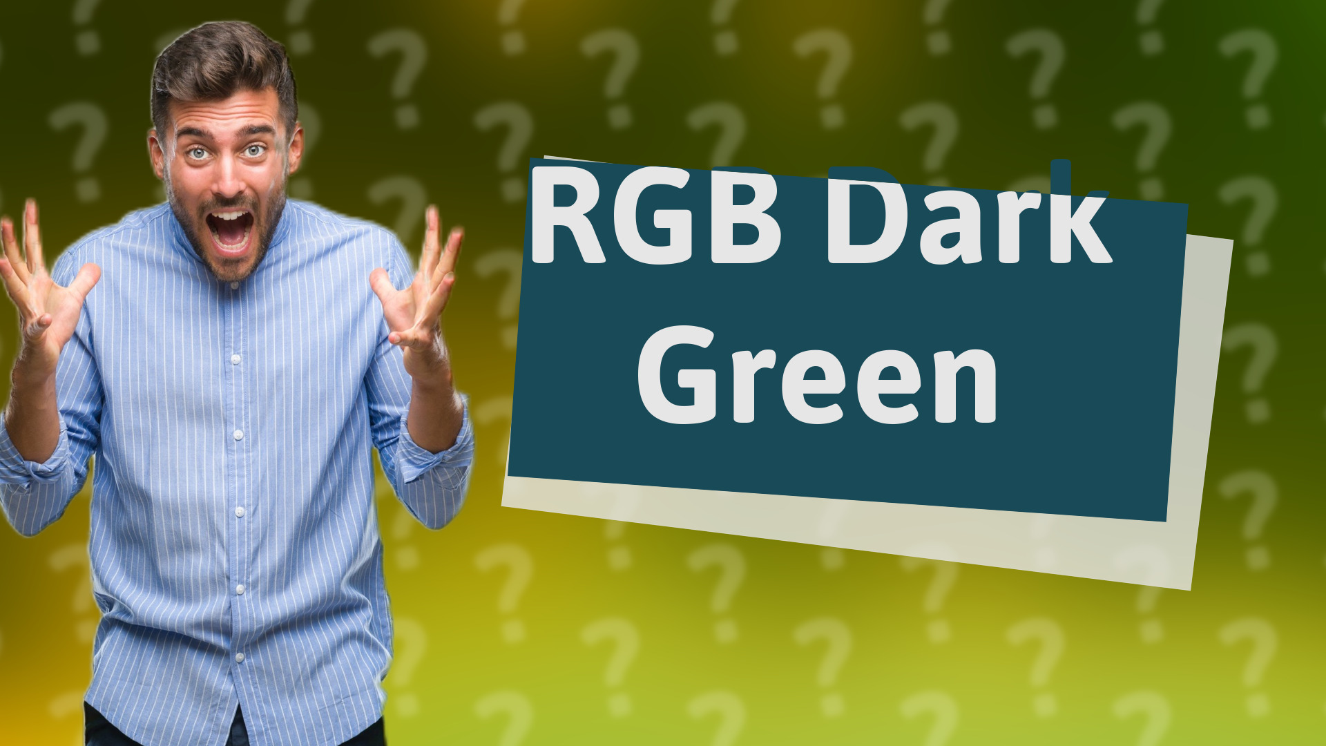 RGB Dark Green
