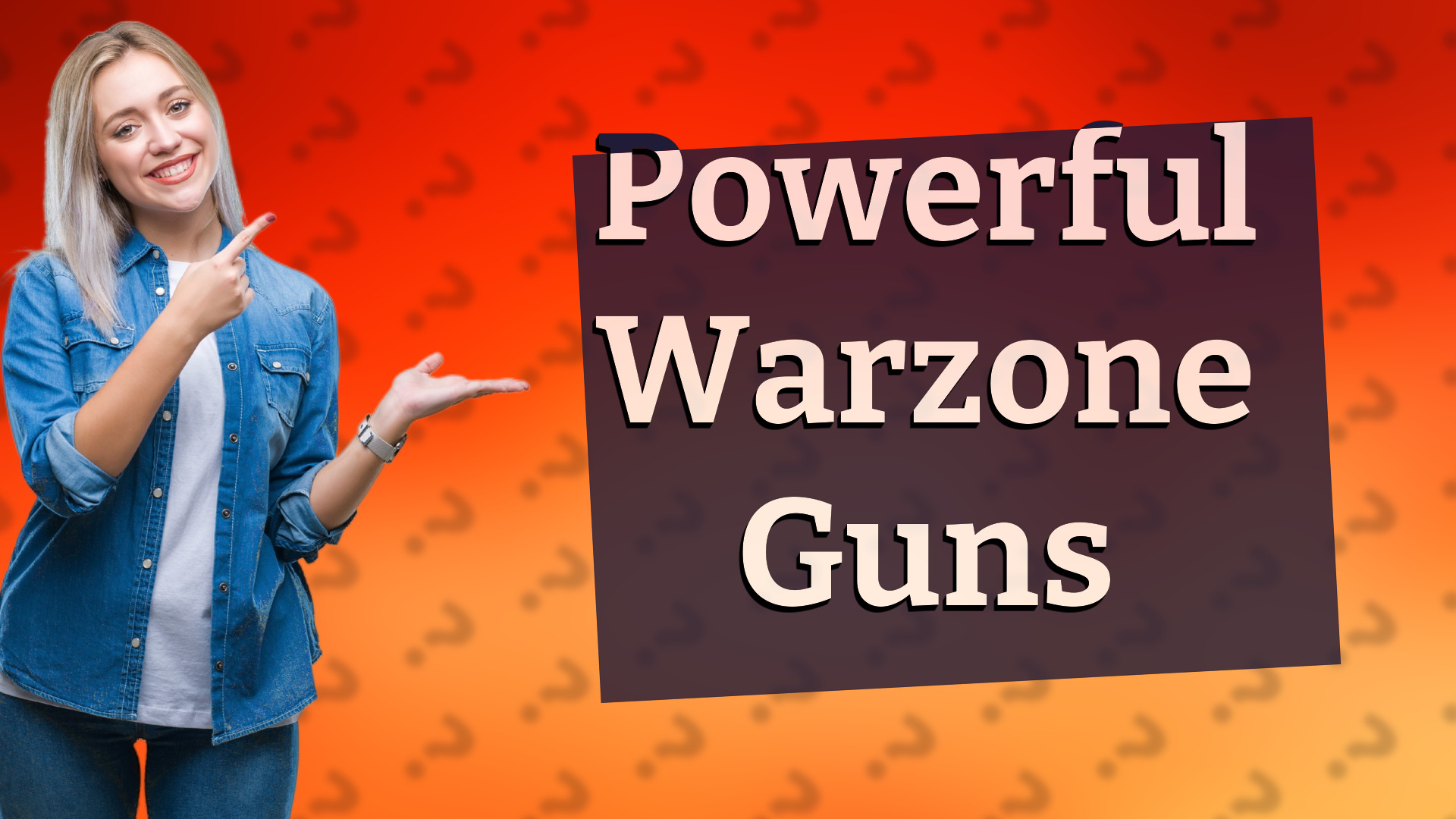 Powerful Warzone Guns