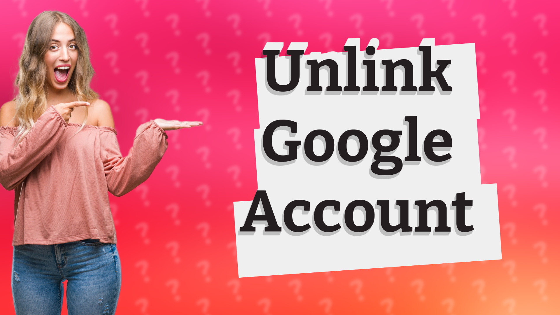 Unlink Google Account