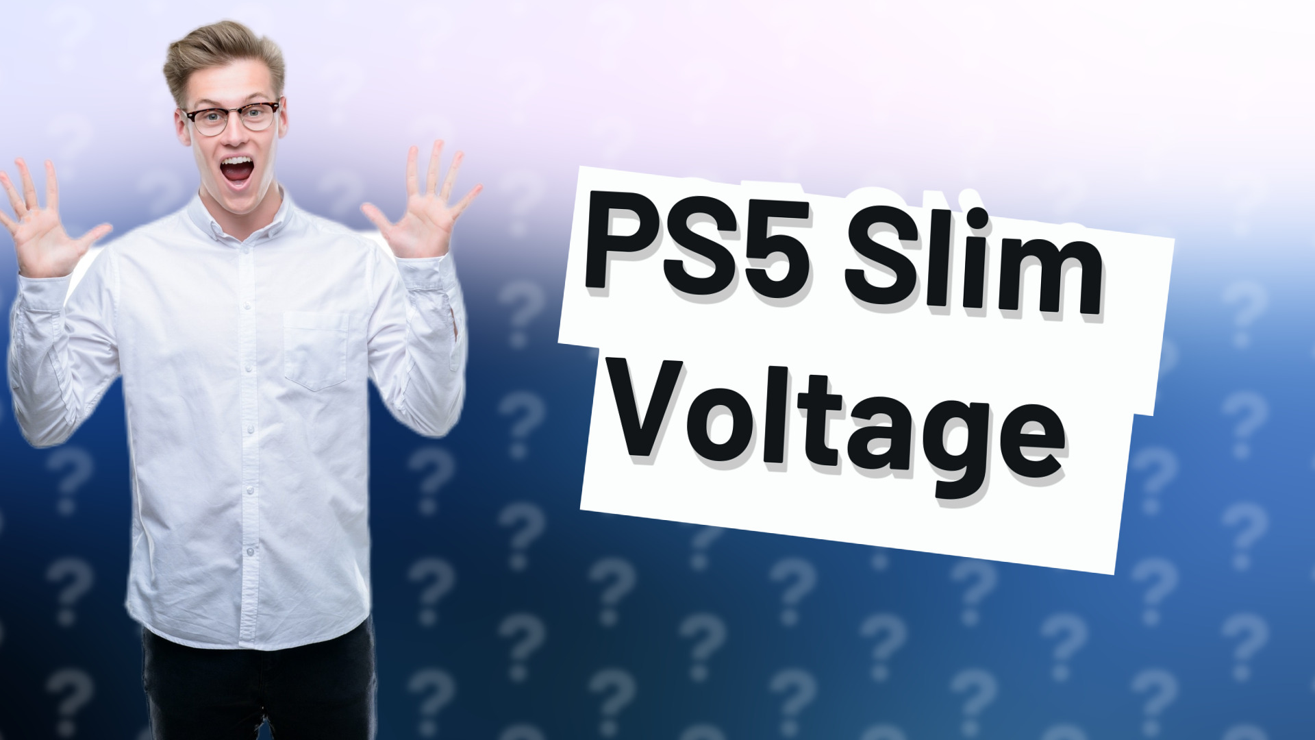 PS5 Slim Voltage