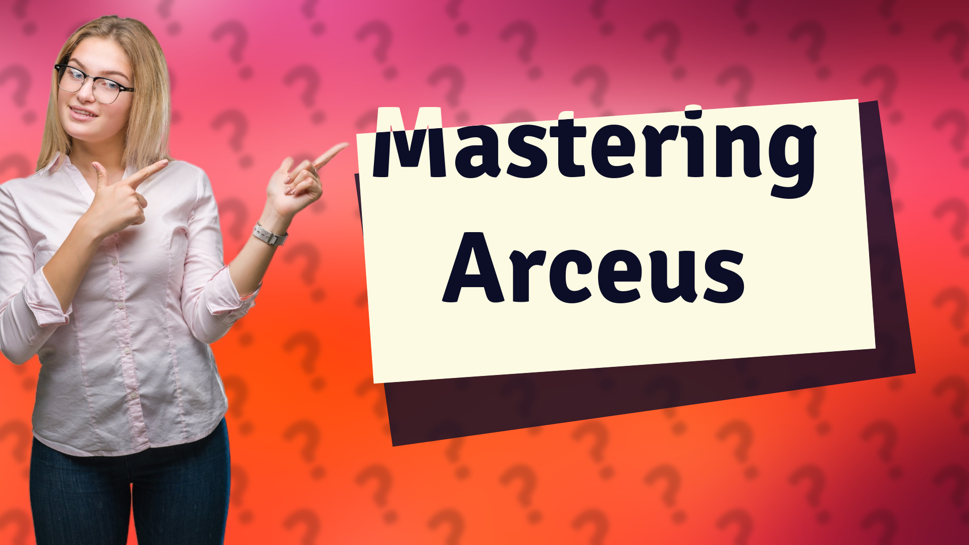 Mastering Arceus