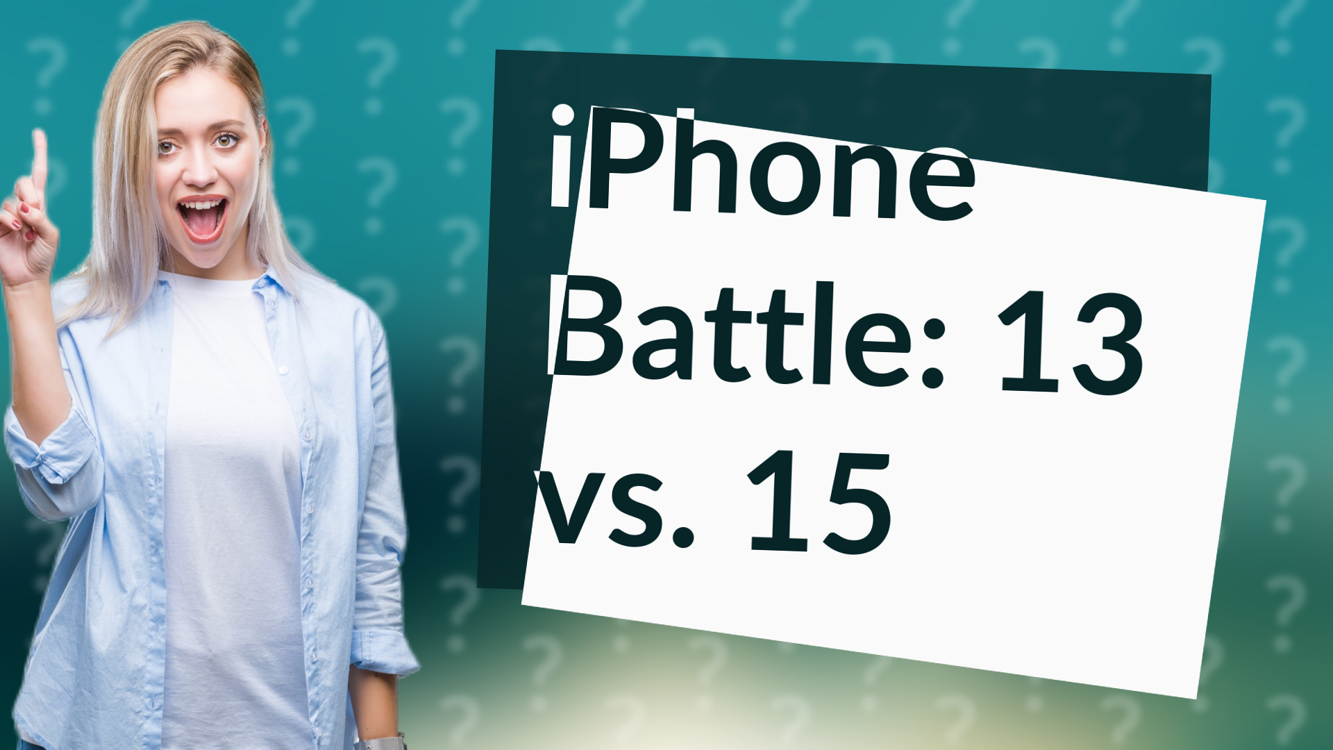 iPhone Battle: 13 vs. 15