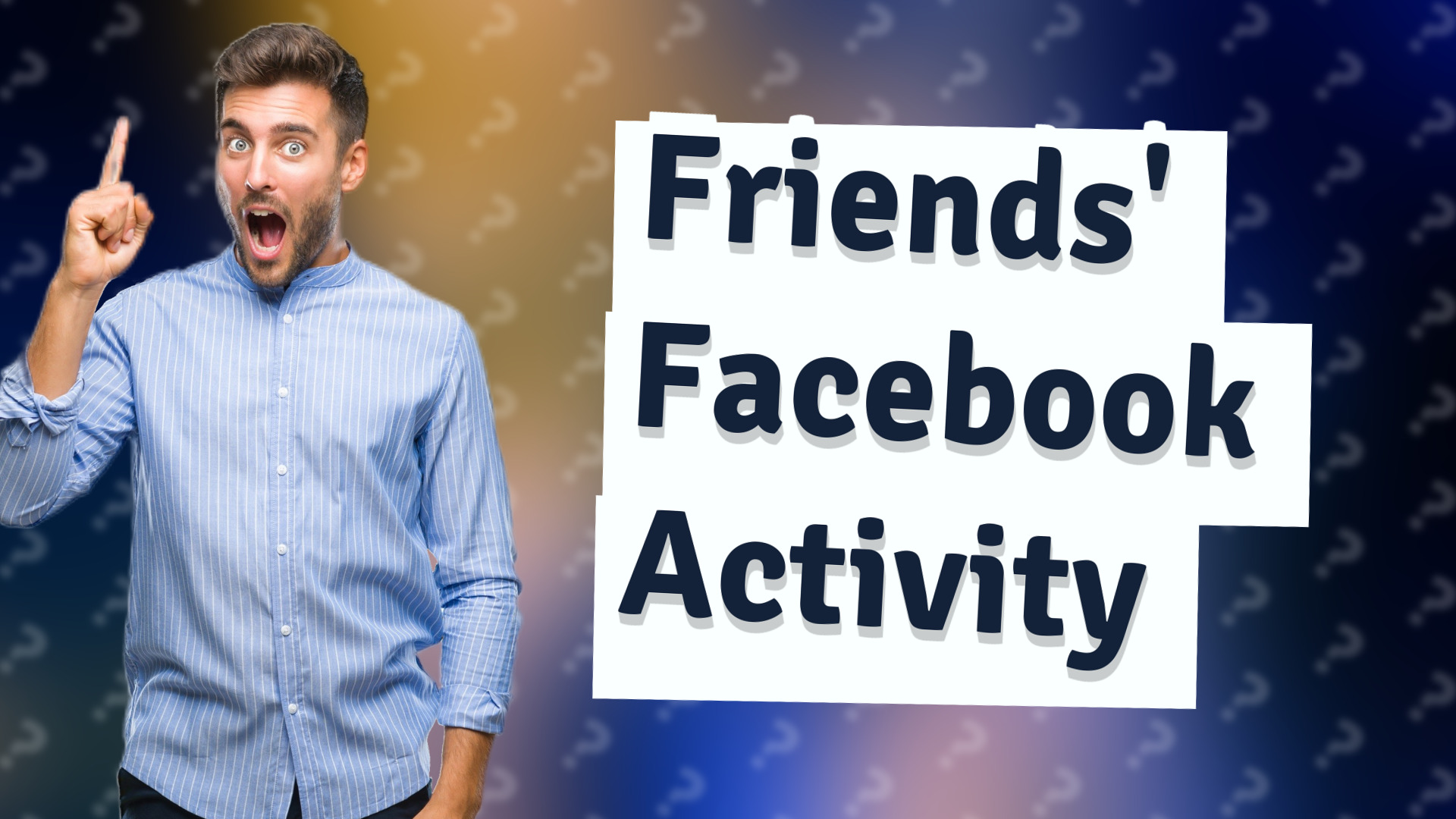 Friends' Facebook Activity