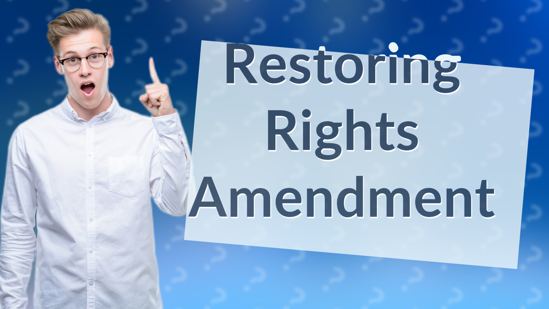 Restoring Rights Amendment