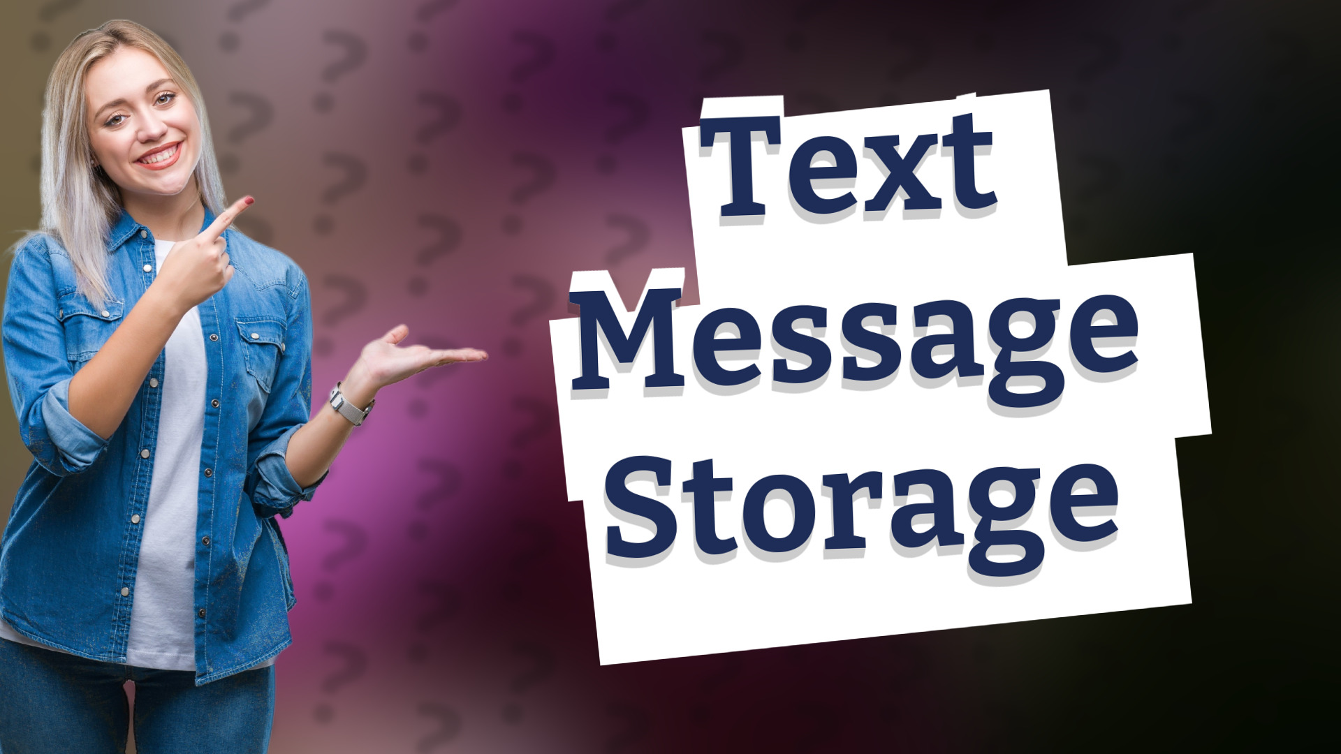 Text Message Storage
