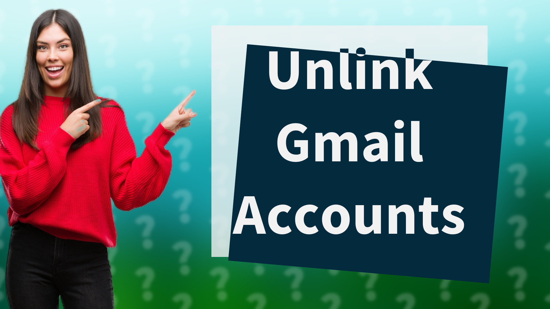 Unlink Gmail Accounts