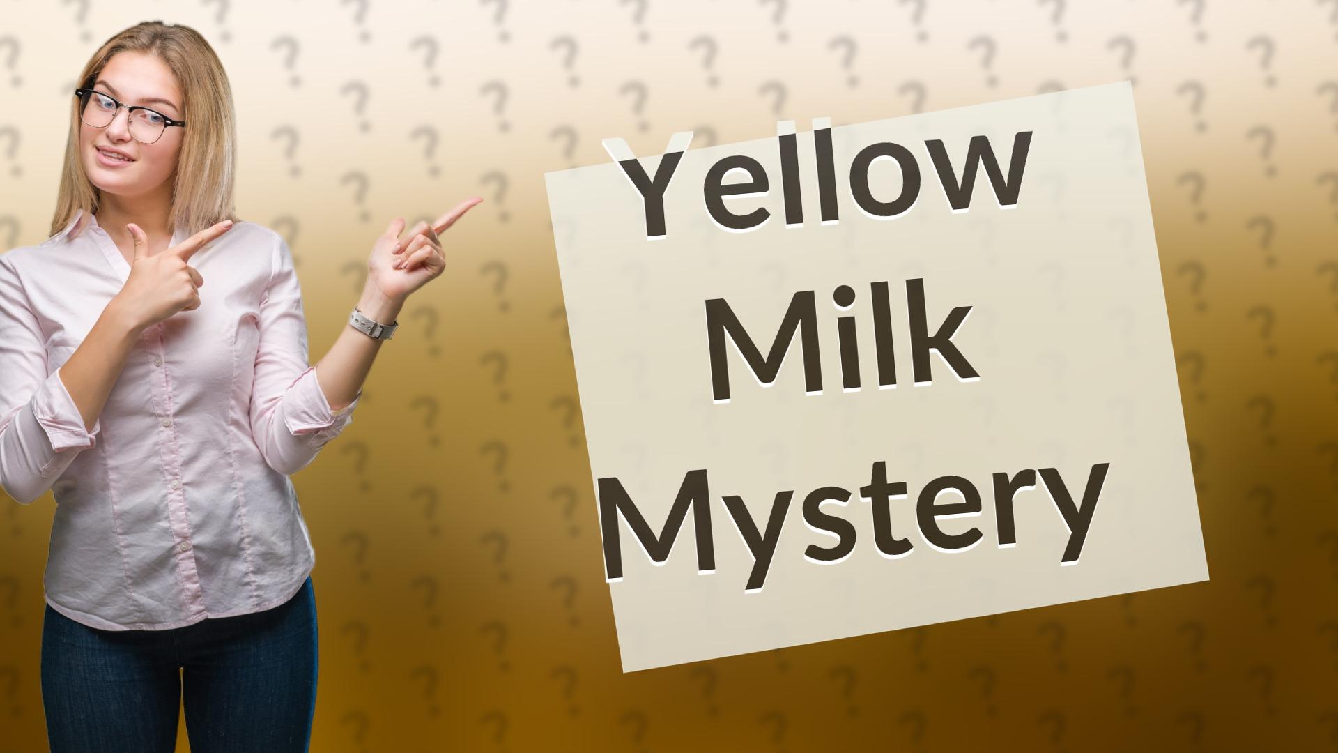 Yellow Milk Mystery