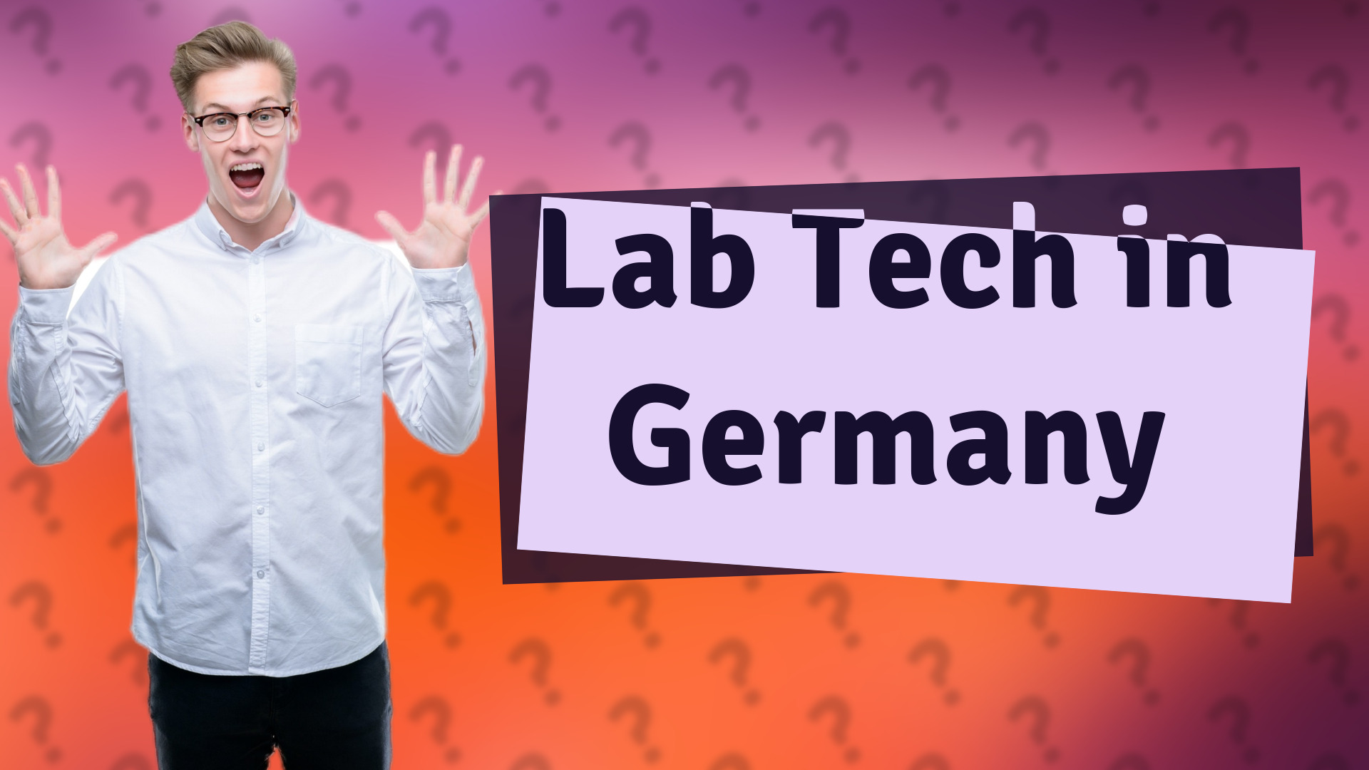 Lab Tech in Germany