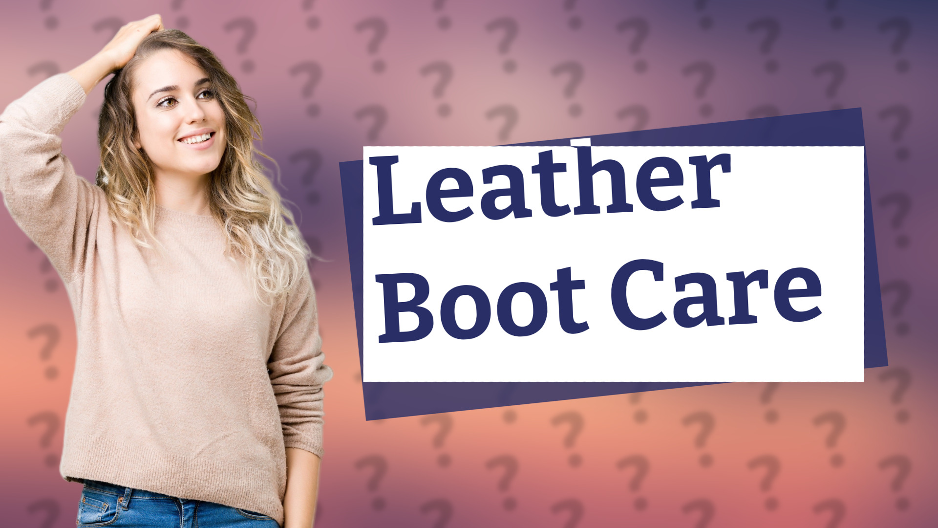 Leather Boot Care