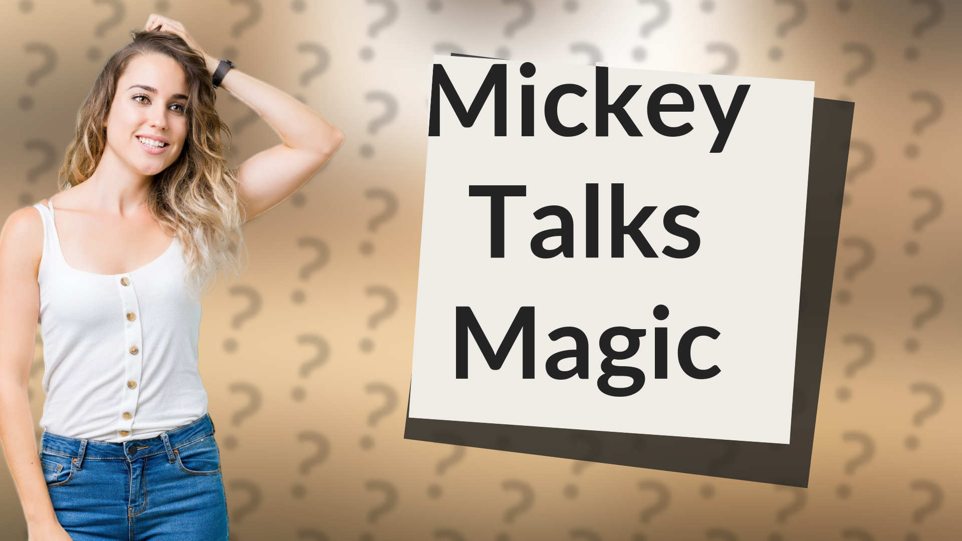 Mickey Talks Magic