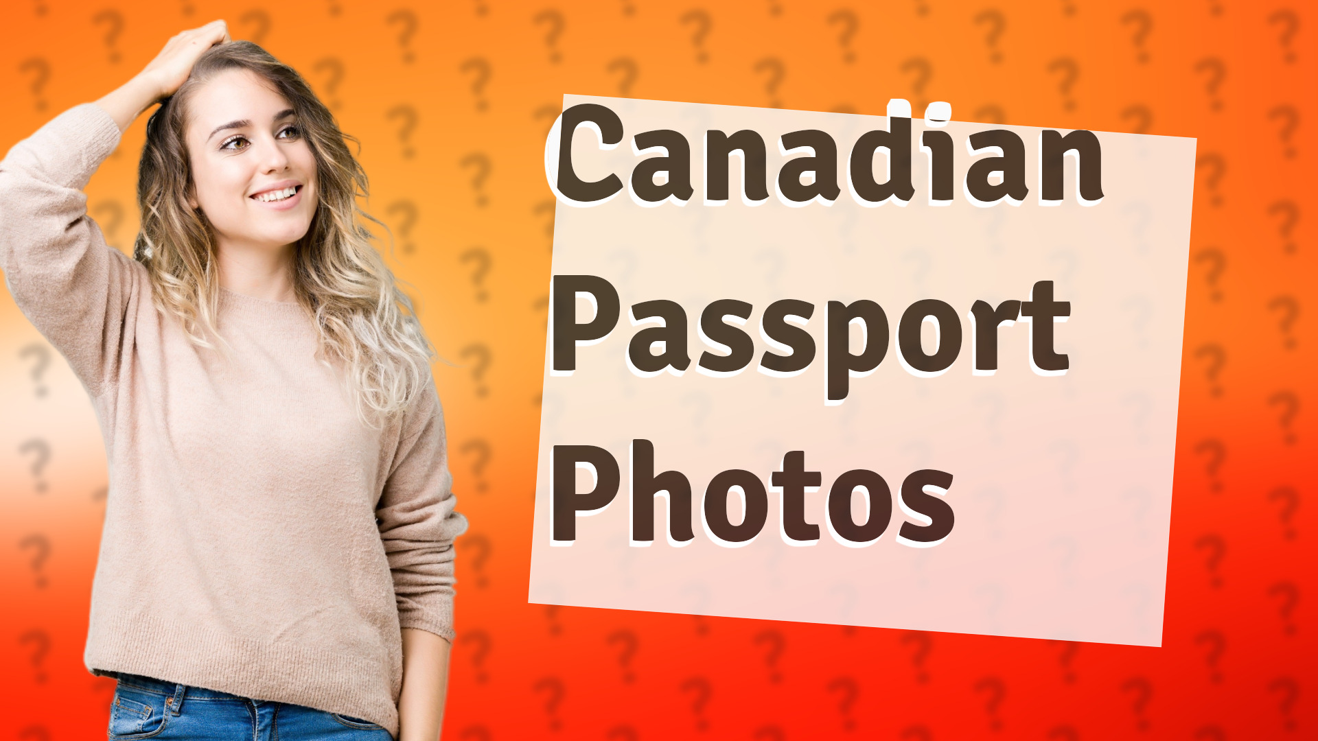 Canadian Passport Photos