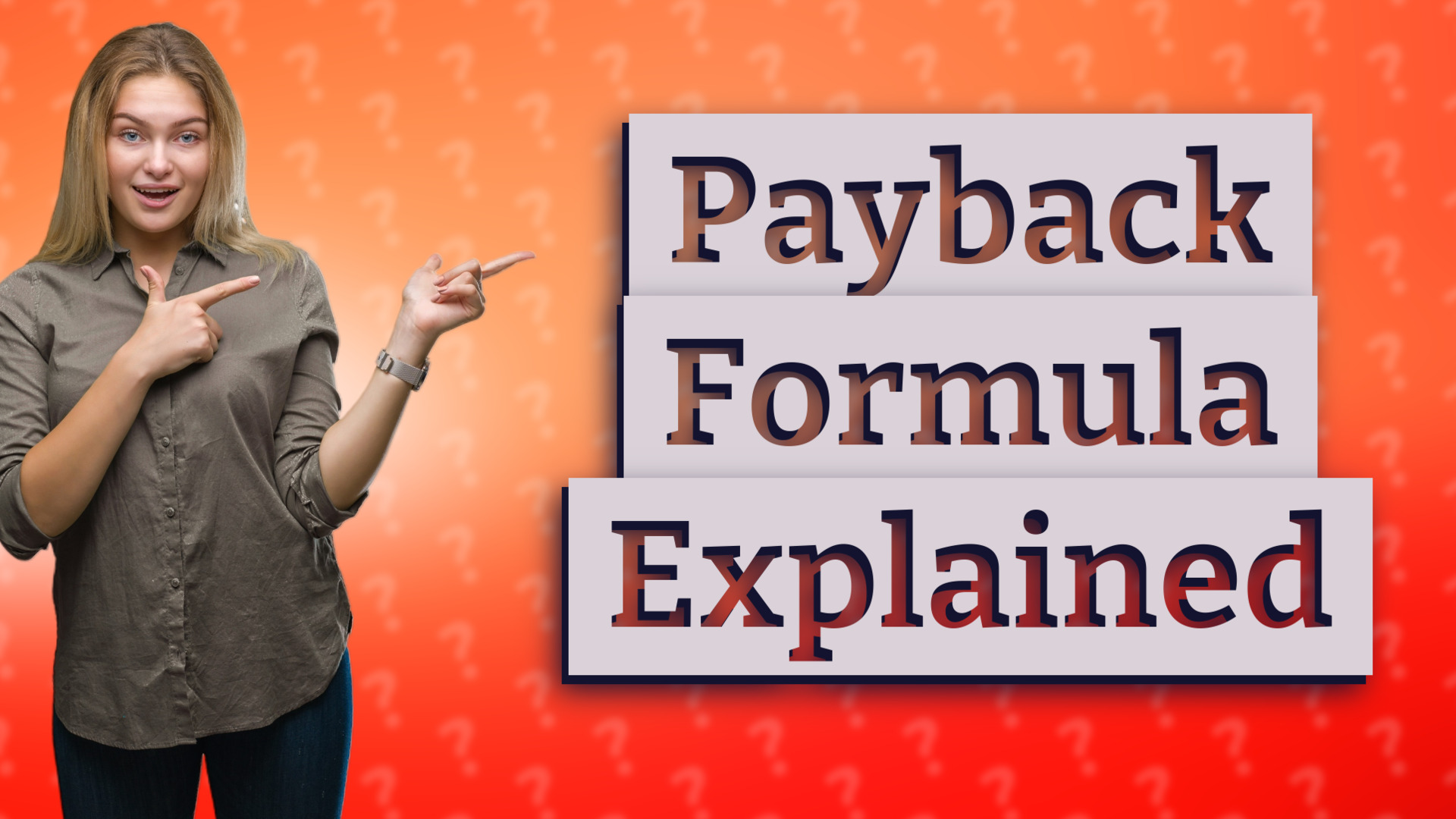 Payback Formula Explained