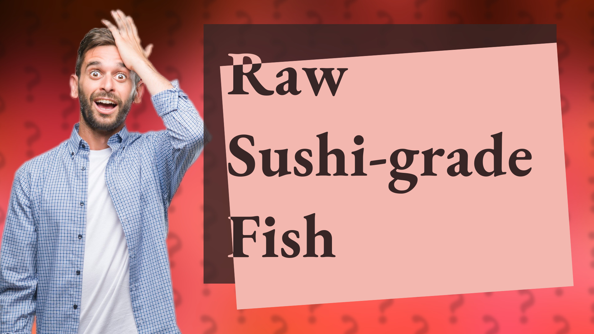 Raw Sushi-grade Fish