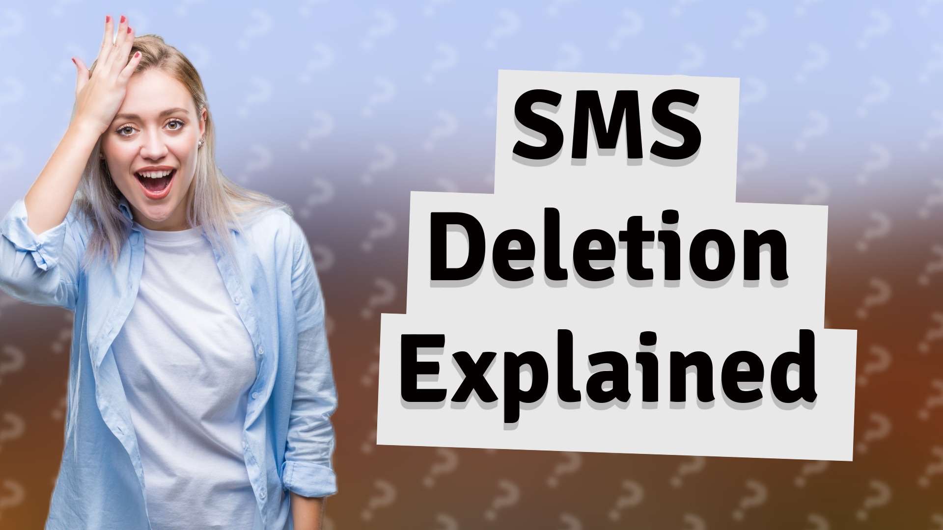 SMS Deletion Explained