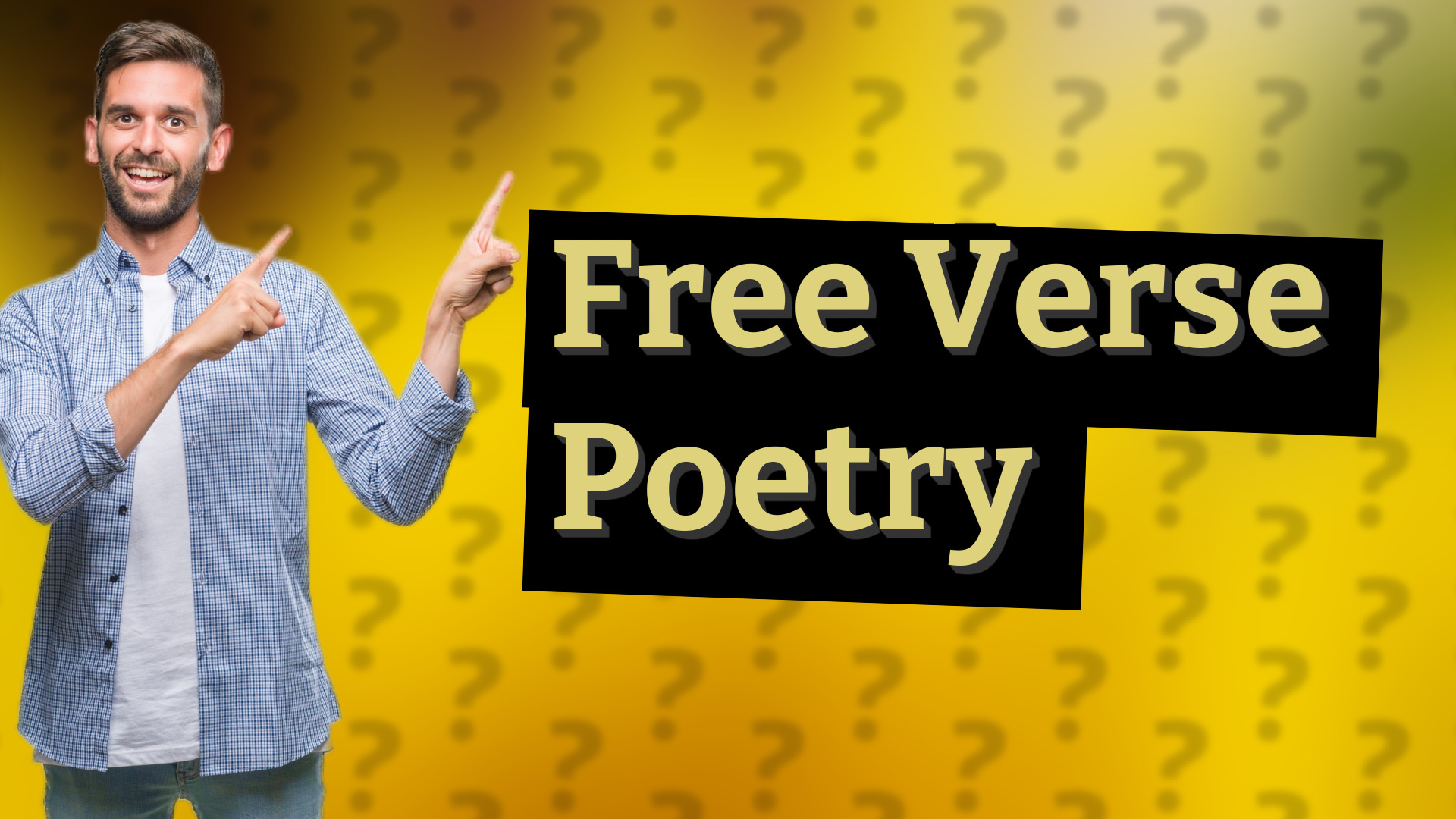 Free Verse Poetry