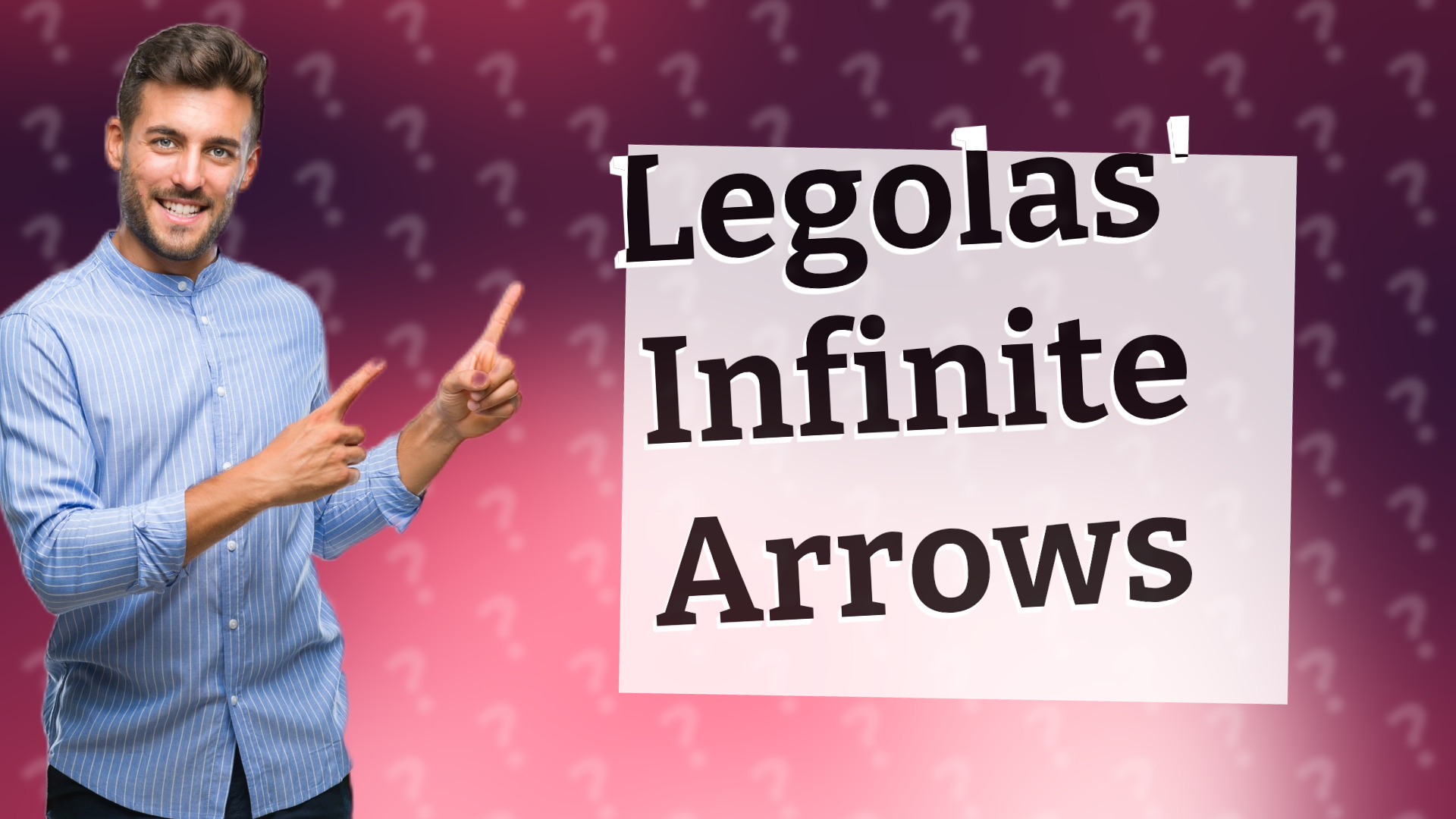 Legolas' Infinite Arrows
