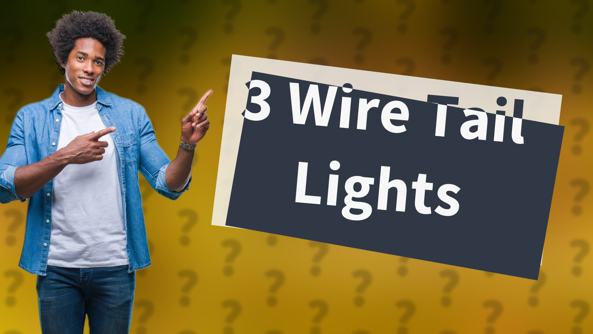 3 Wire Tail Lights