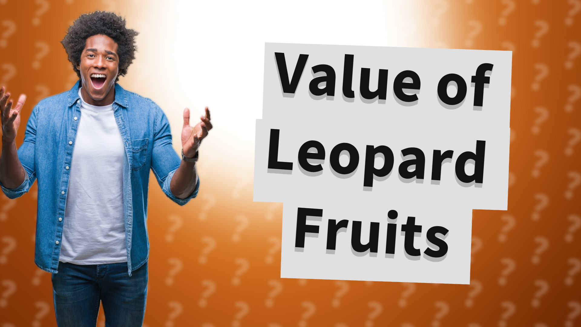 Value of Leopard Fruits