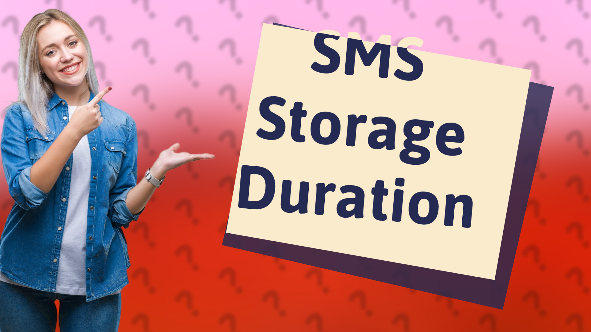 SMS Storage Duration