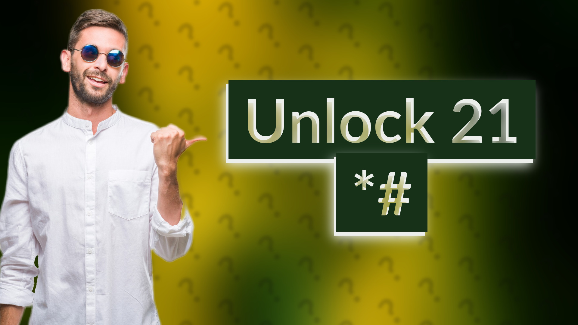 Unlock 21 *#