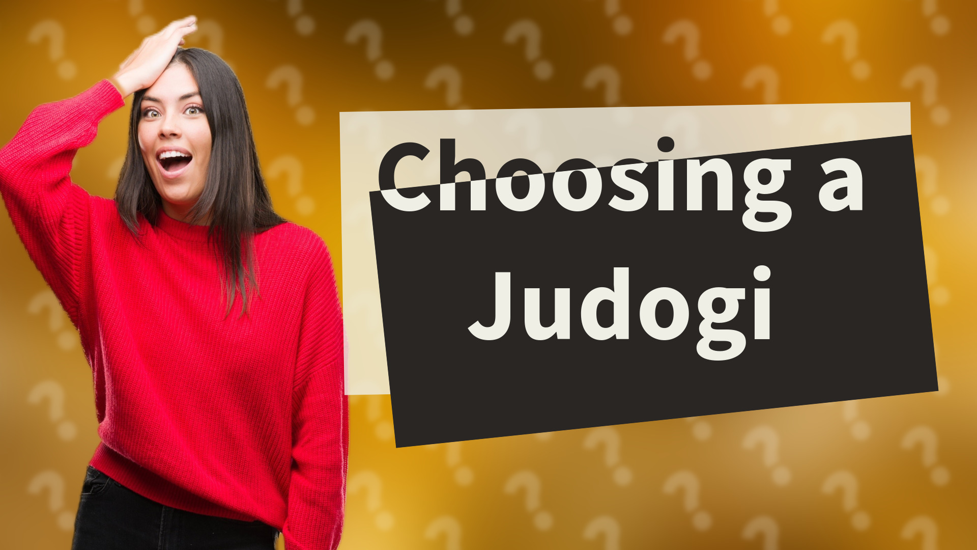 Choosing a Judogi