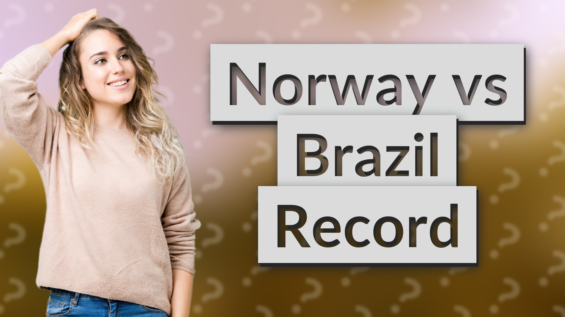 Norway vs Brazil Record