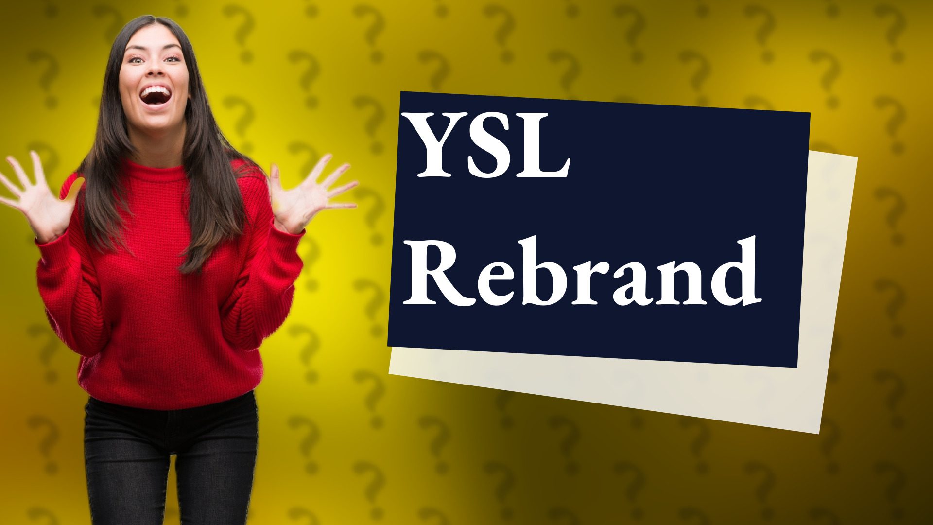 YSL Rebrand