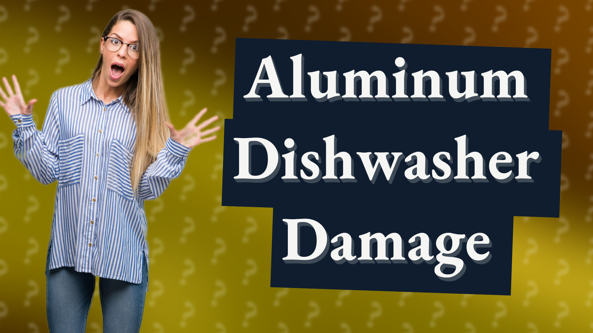 Aluminum Dishwasher Damage