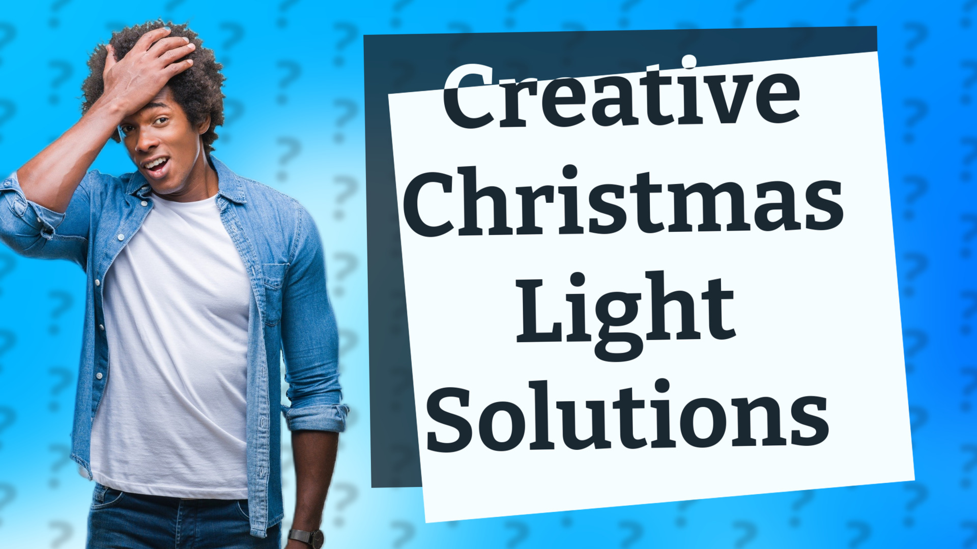 Creative Christmas Light Solutions