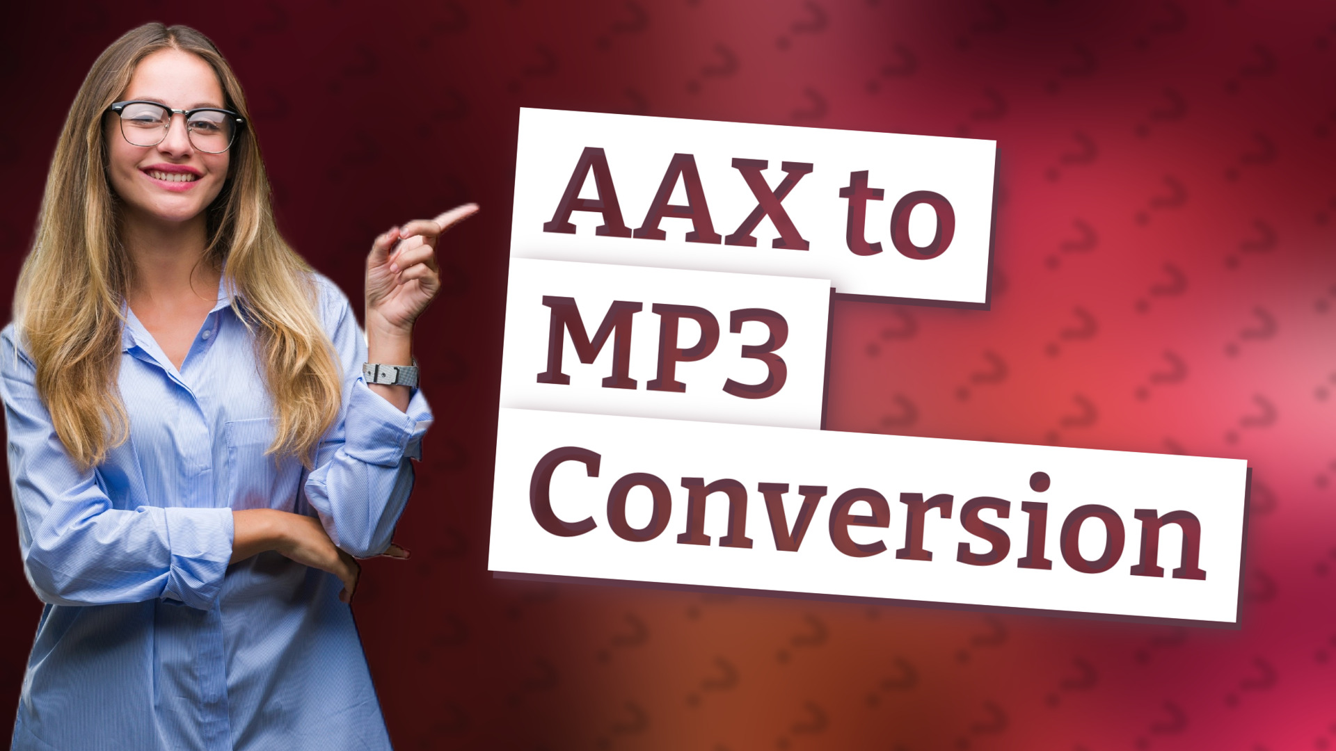 AAX to MP3 Conversion