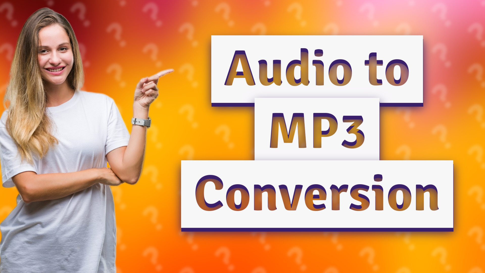 Audio to MP3 Conversion