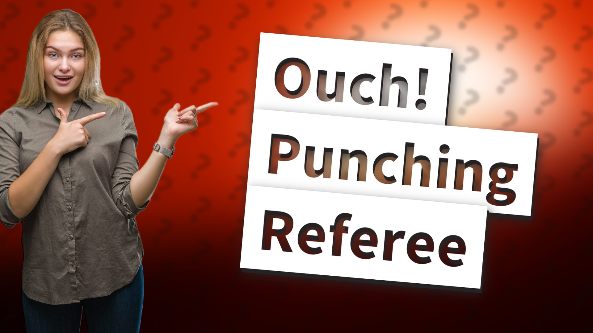 Ouch! Punching Referee