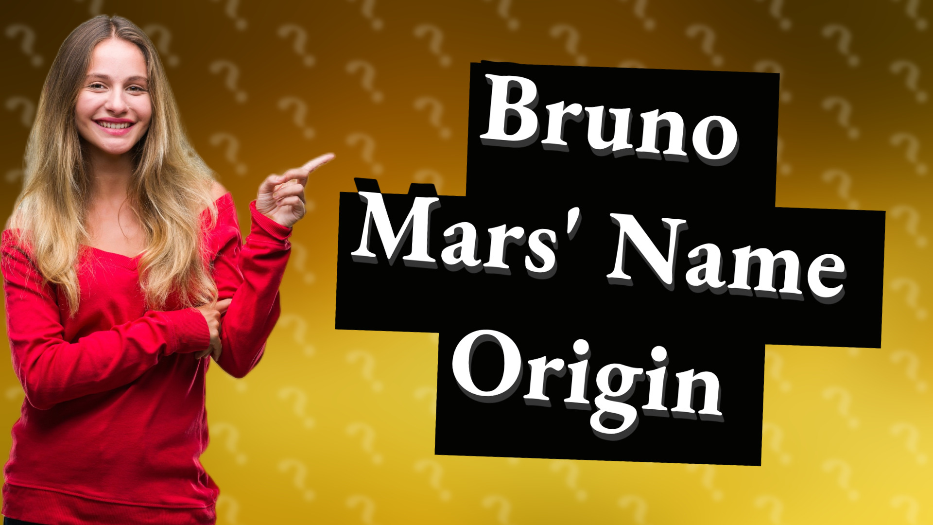 Bruno Mars' Name Origin