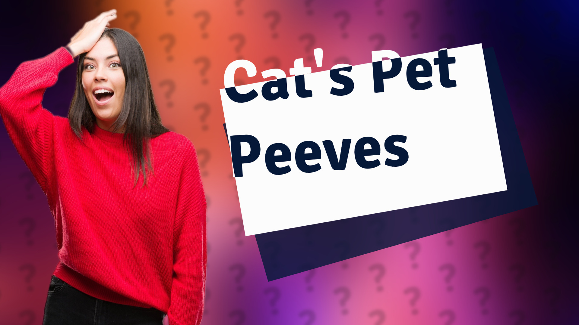 Cat's Pet Peeves