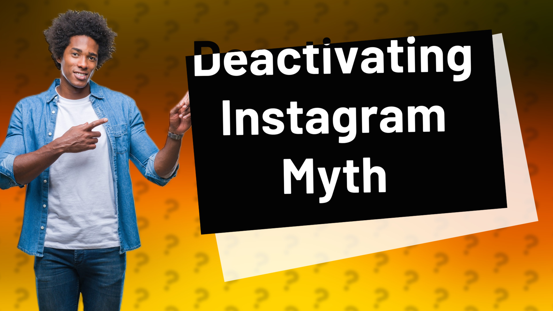 Deactivating Instagram Myth