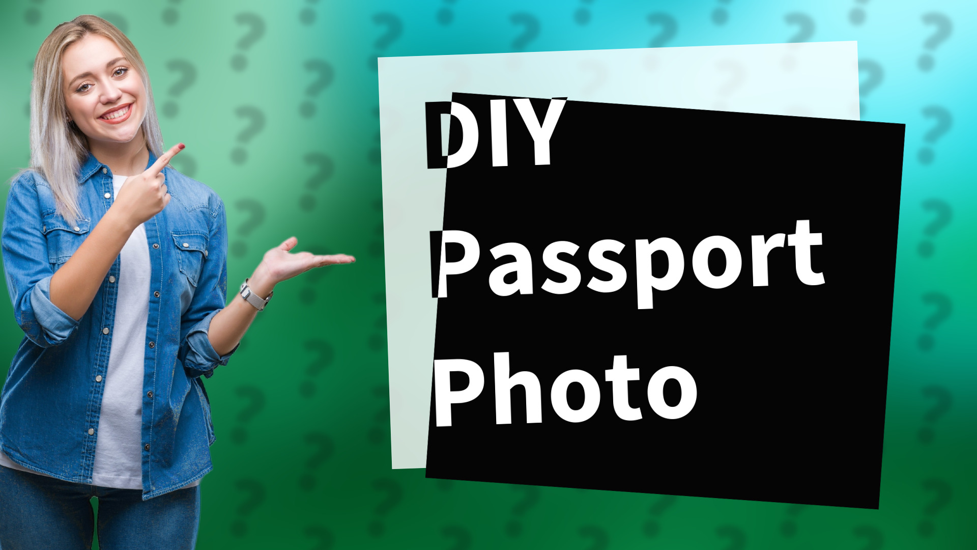 DIY Passport Photo