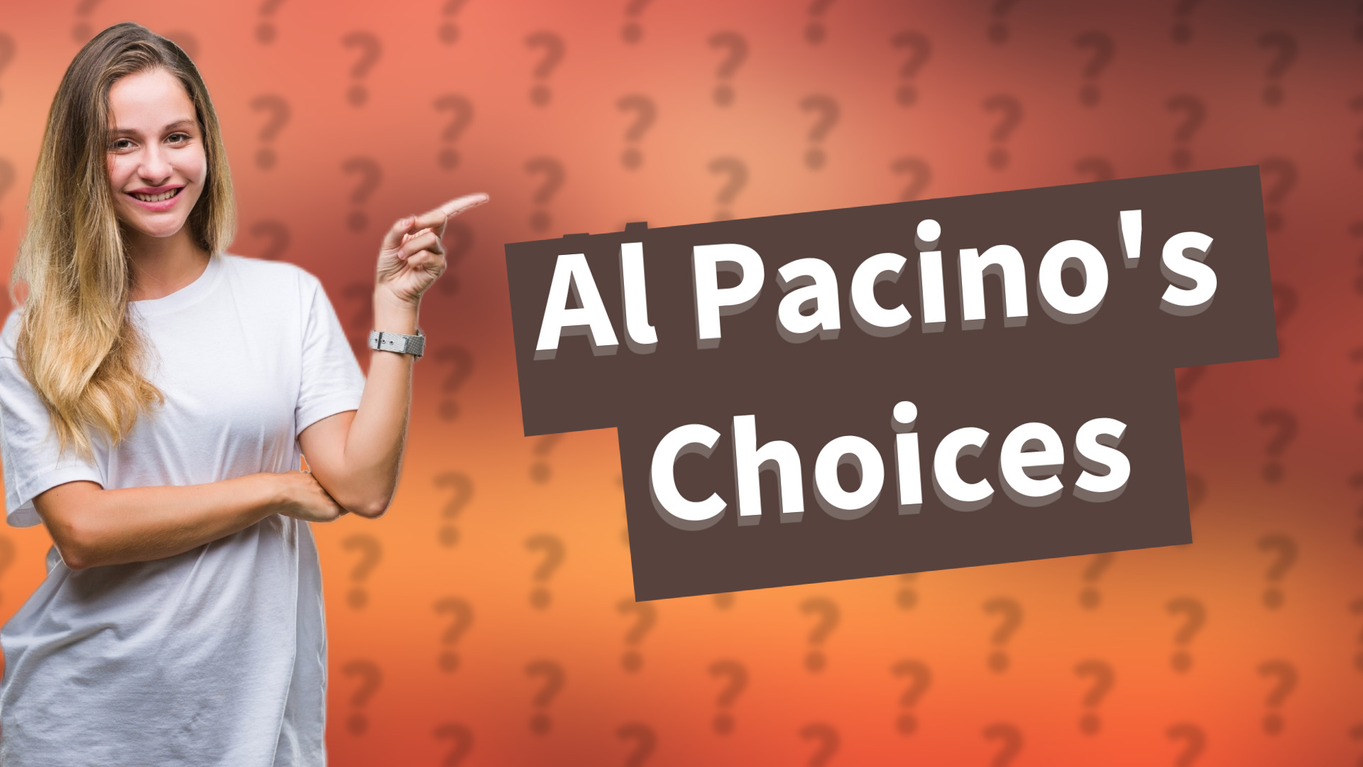 Al Pacino's Choices