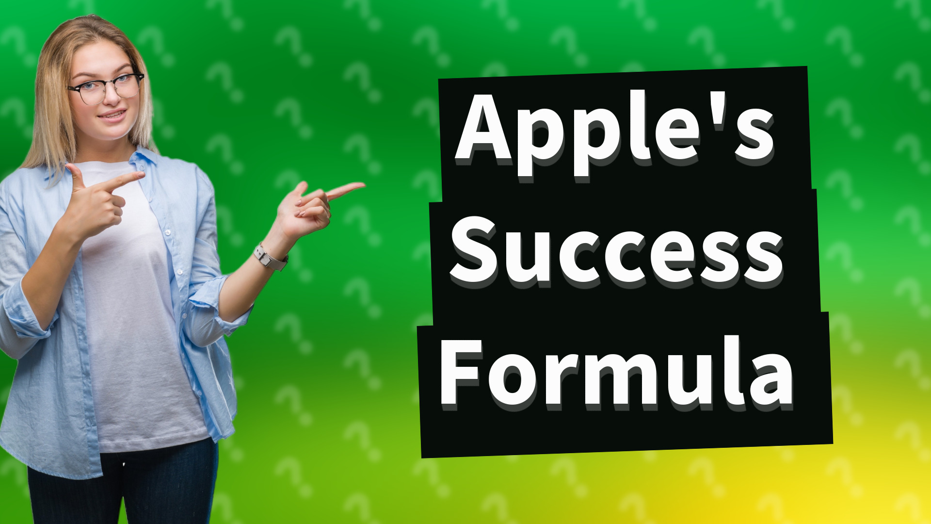 Apple's Success Formula