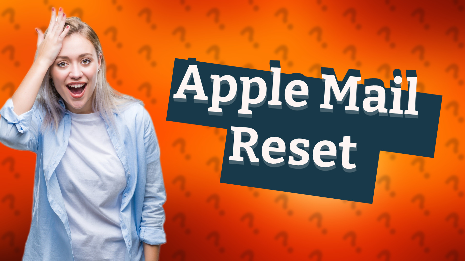 Apple Mail Reset