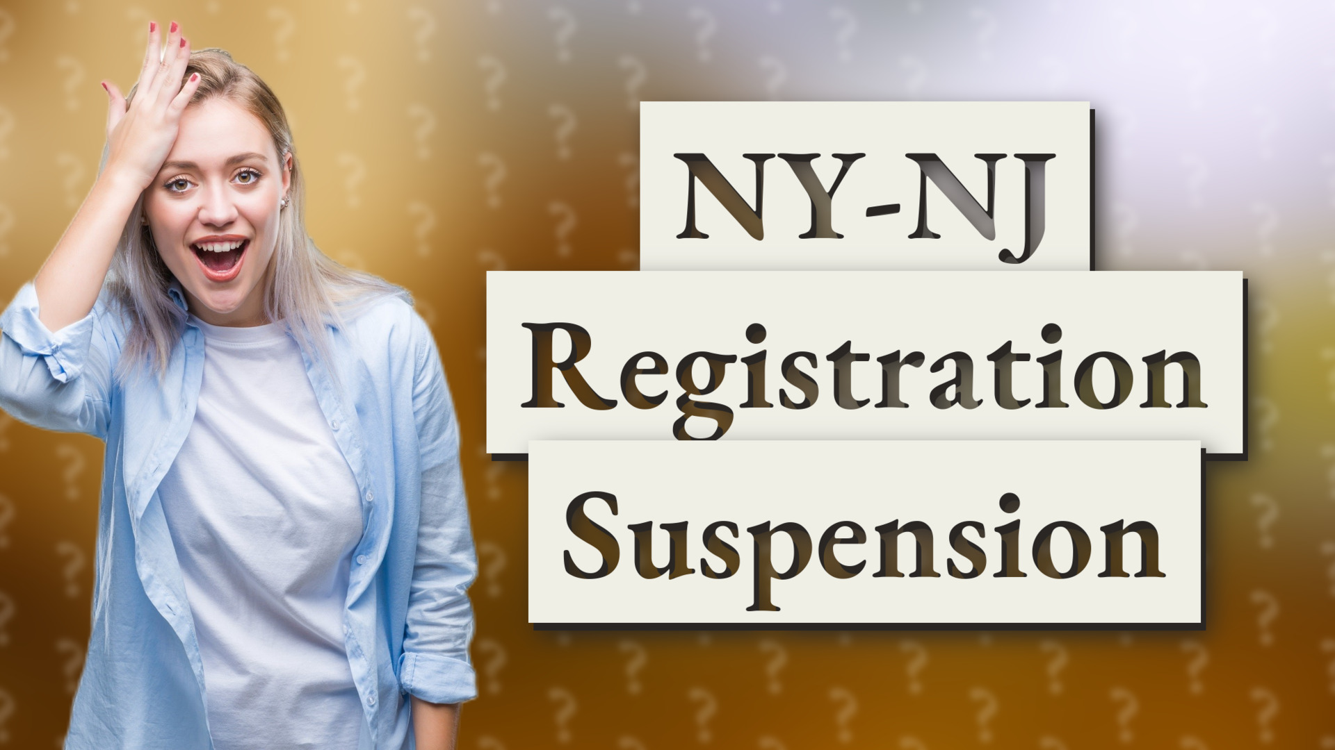 NY-NJ Registration Suspension