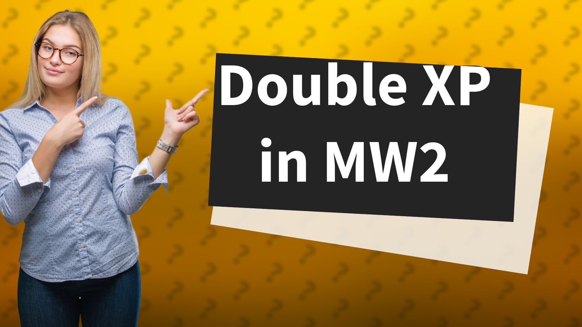 Double XP in MW2