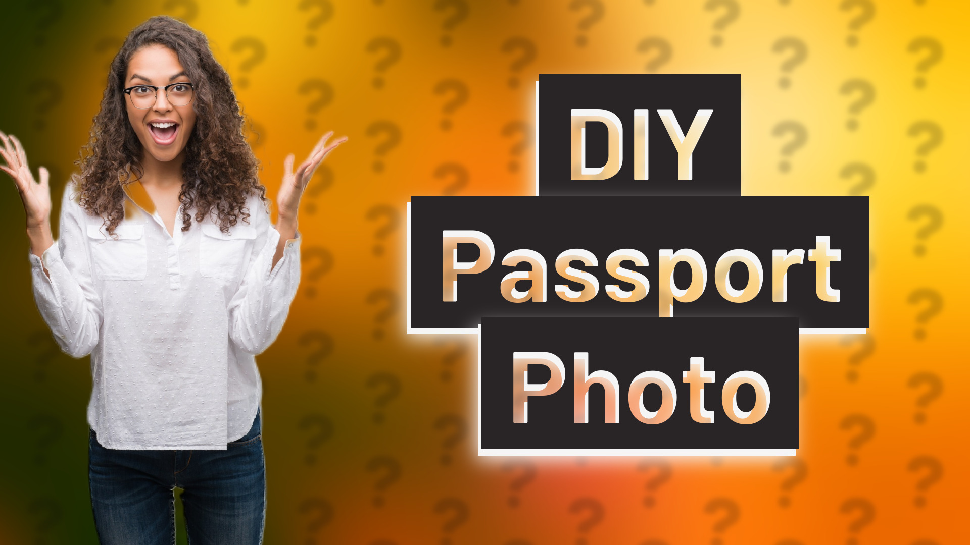 DIY Passport Photo