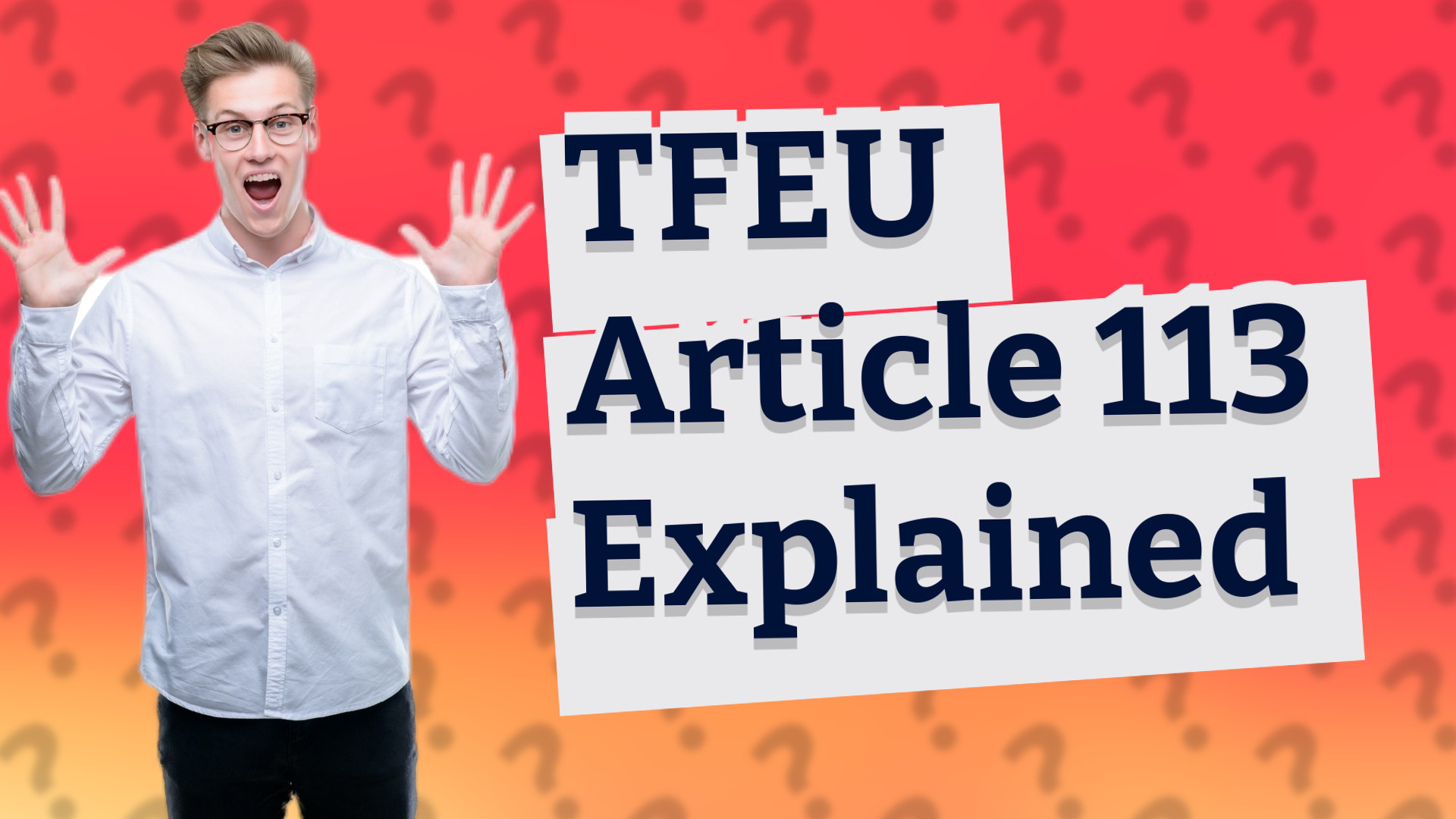TFEU Article 113 Explained