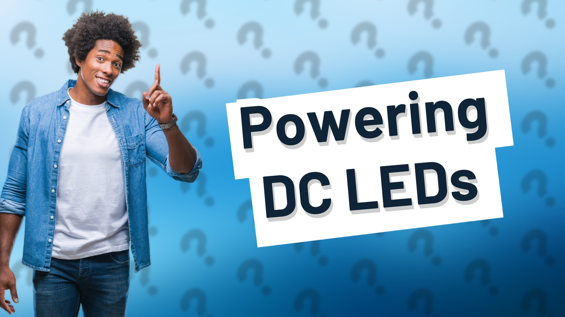 Powering DC LEDs