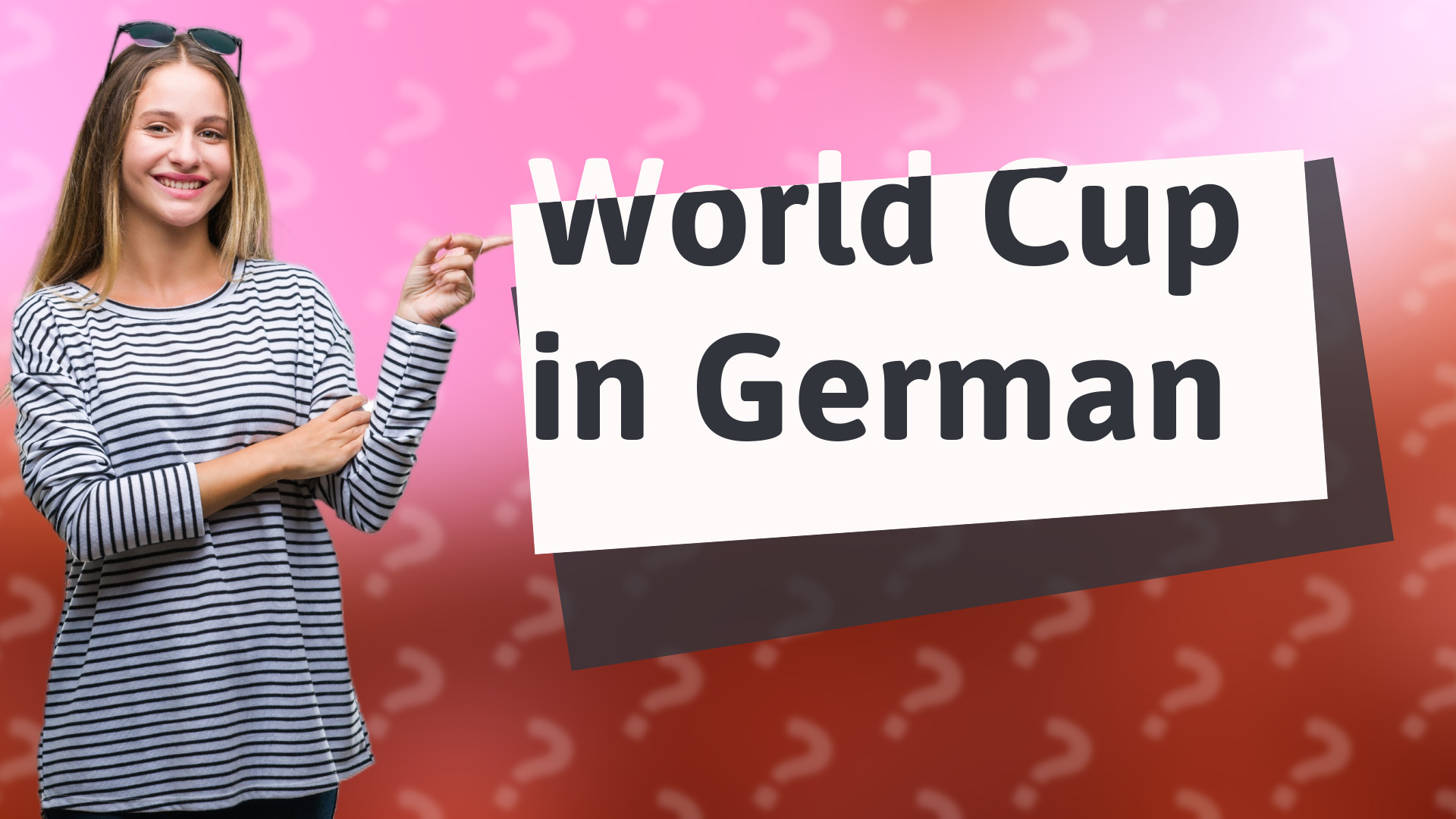 World Cup in German