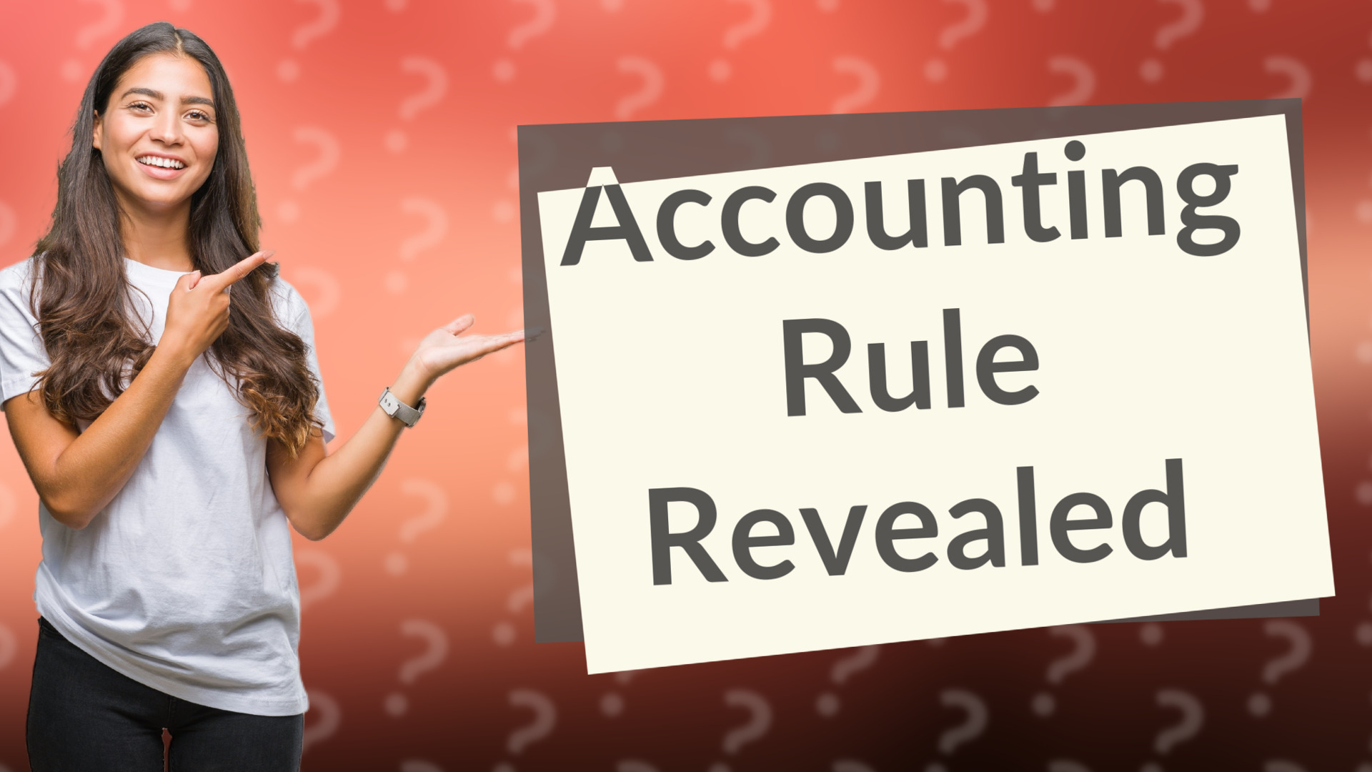 Accounting Rule Revealed