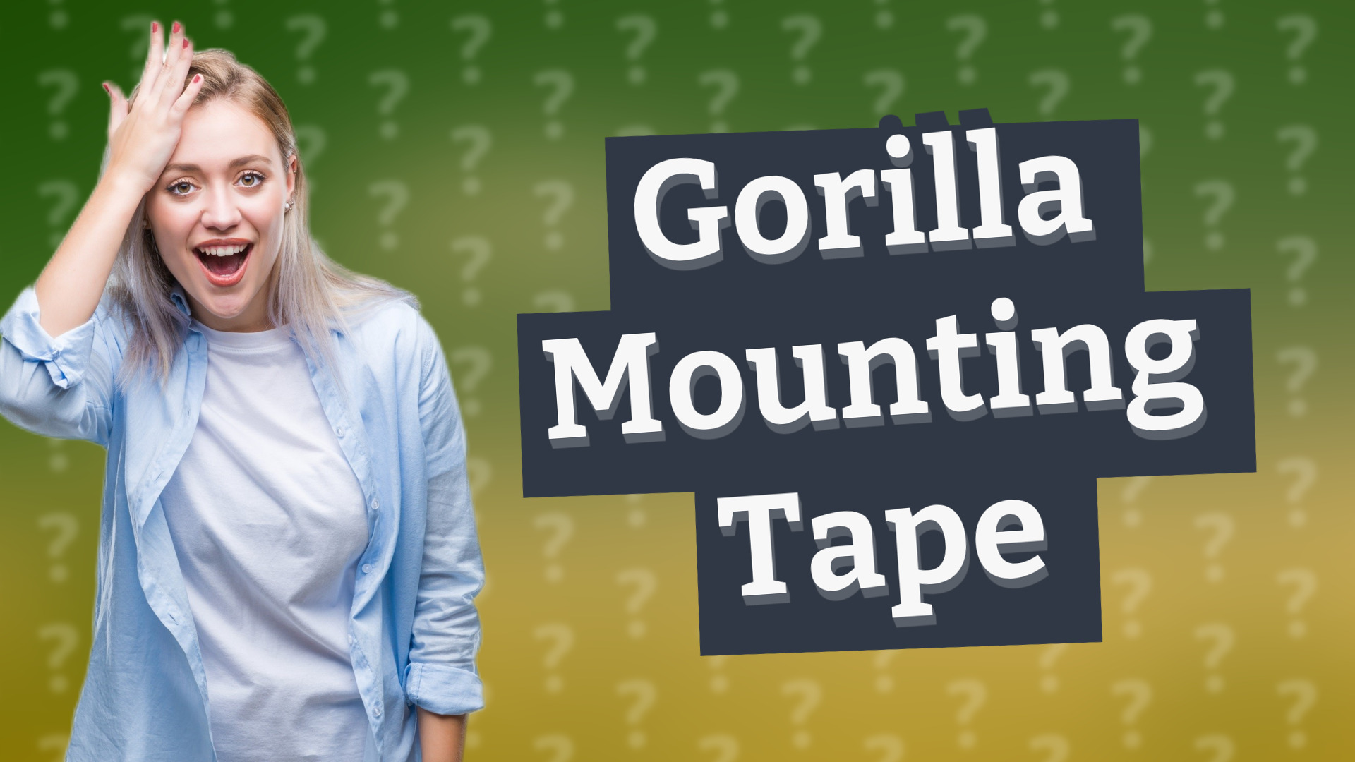 Gorilla Mounting Tape