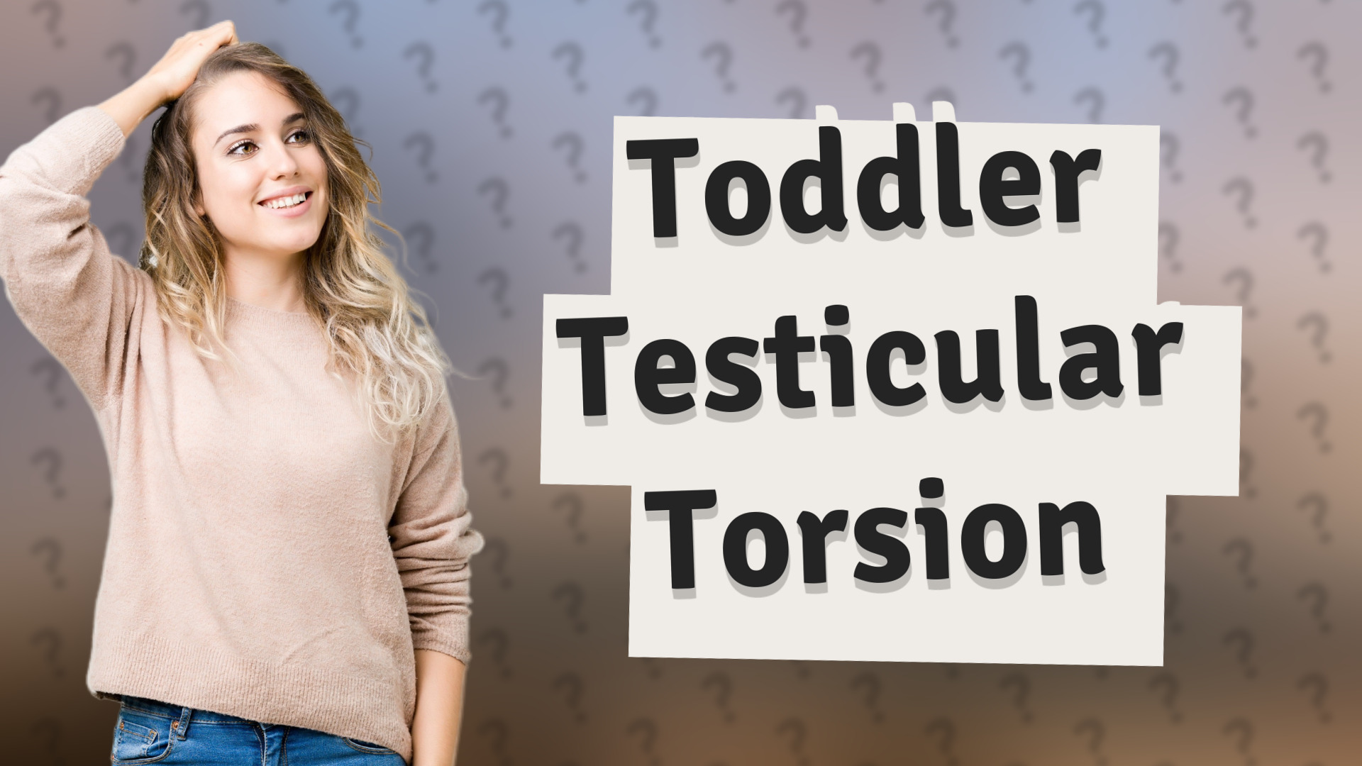 Toddler Testicular Torsion